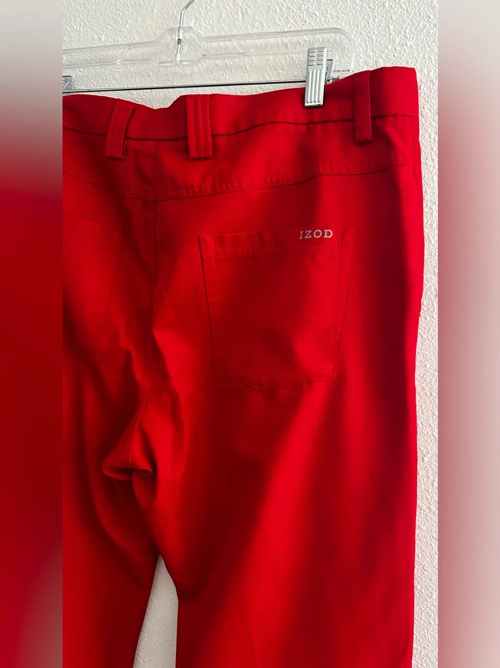 Izod Golf Slim Fit Red Pants
